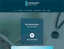 Tablet Screenshot of homewardhc.com